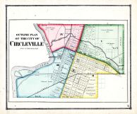 Circleville Outline Map, Pickaway County 1871